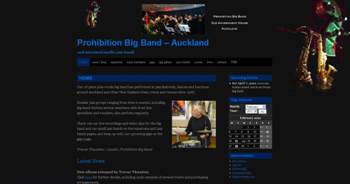 Website developed by the Design Web for the Prohibition BIG Band Website developed by the Design Web for the Prohibition BIG Band