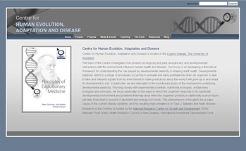 Website developed by the Design Web for the Centre for Human Evolution, Adaption and Disease