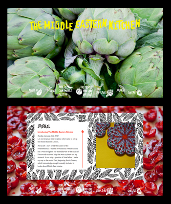 Website development for The Middle Eastern Kitchen